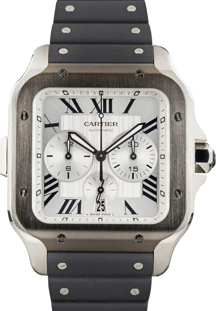 Cartier Santos De Chronograph Extra Large Model WSSA0017 kol saati
