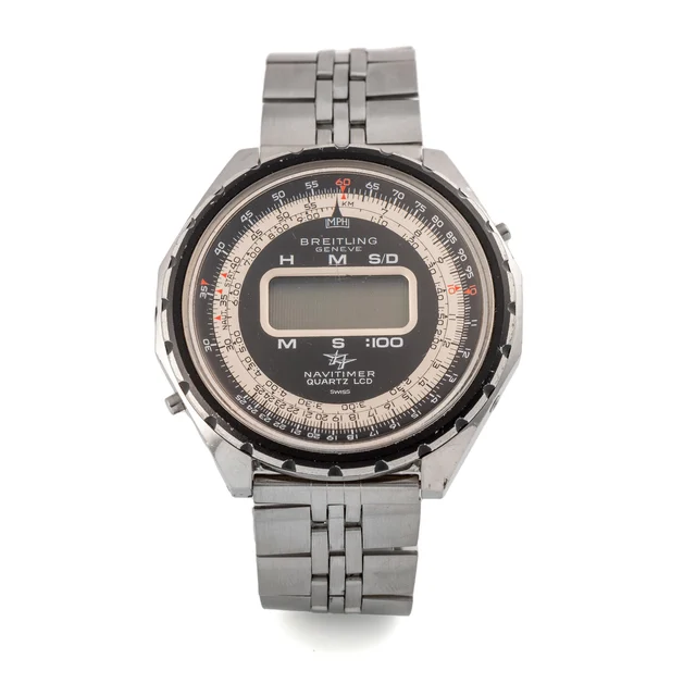 Breitling BREITLING, REF. 9416, NAVITIMER QUARTZ LCD STEEL kol saati