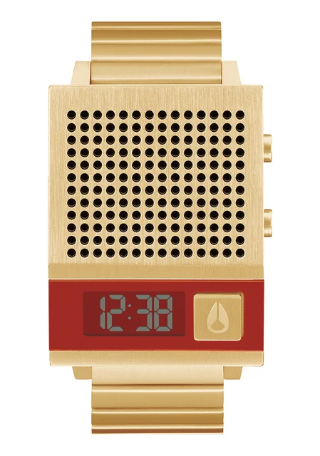 Nixon US Dork Too - All Gold A1266-502-00 kol saati
