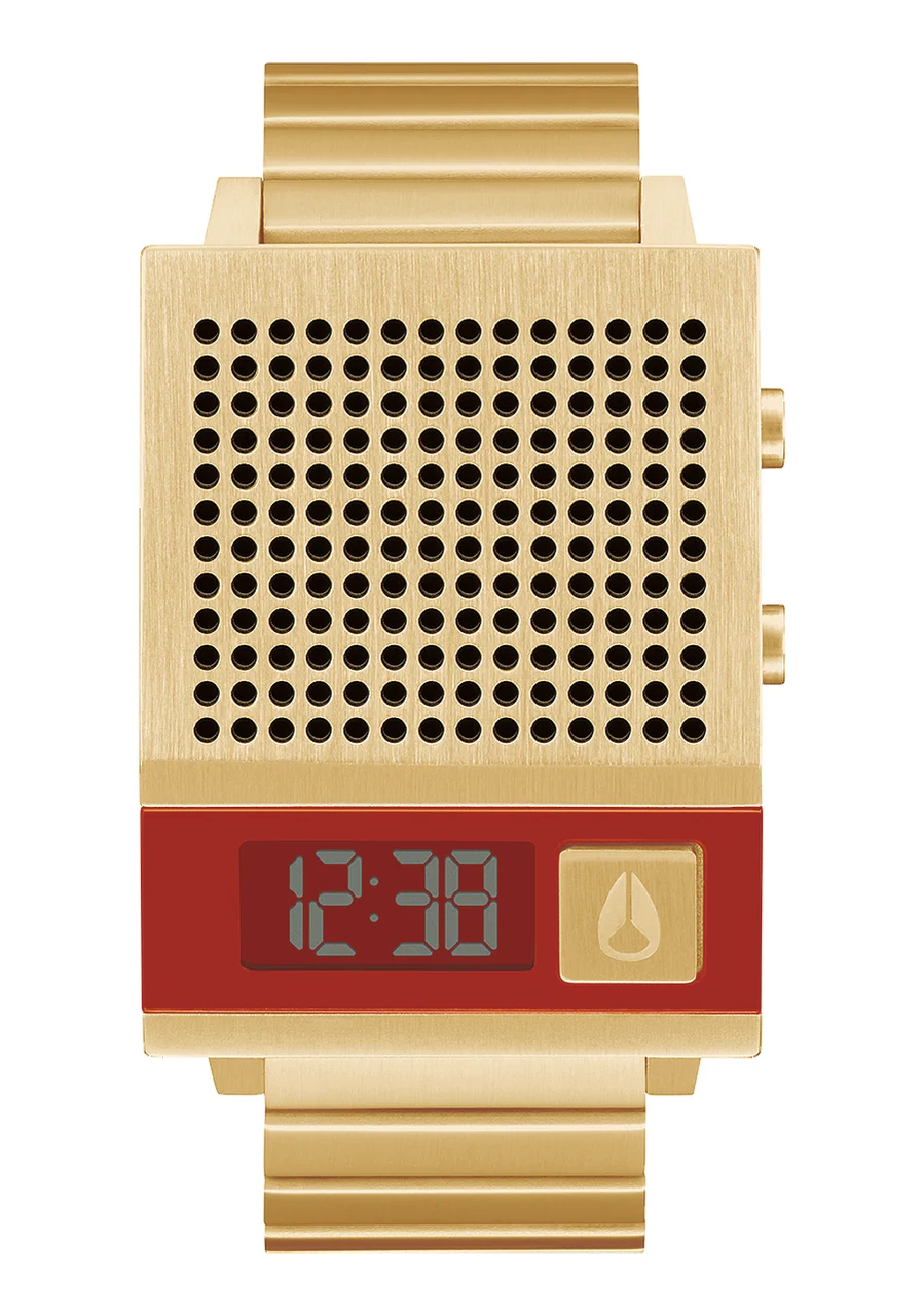 Nixon US Dork Too - All Gold A1266-502-00 kol saati