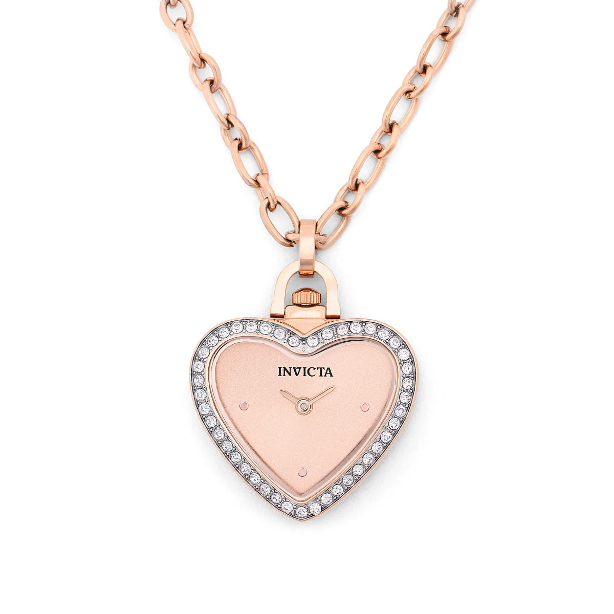 Invicta Mini Angel Necklace Watch - 28mm, Rose Gold (49939) 28 mm kol saati