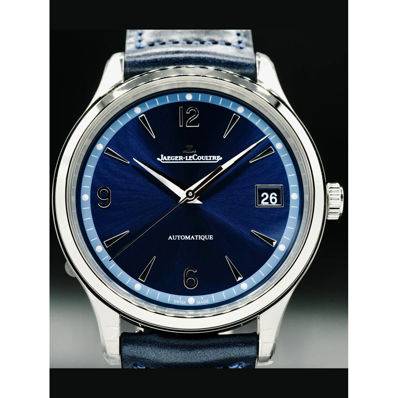 Jaeger-Lecoultre Jaeger LeCoultre Master Control Blue Dial Date Limited Edition Q4018480 210000034030 40 mm kol saati