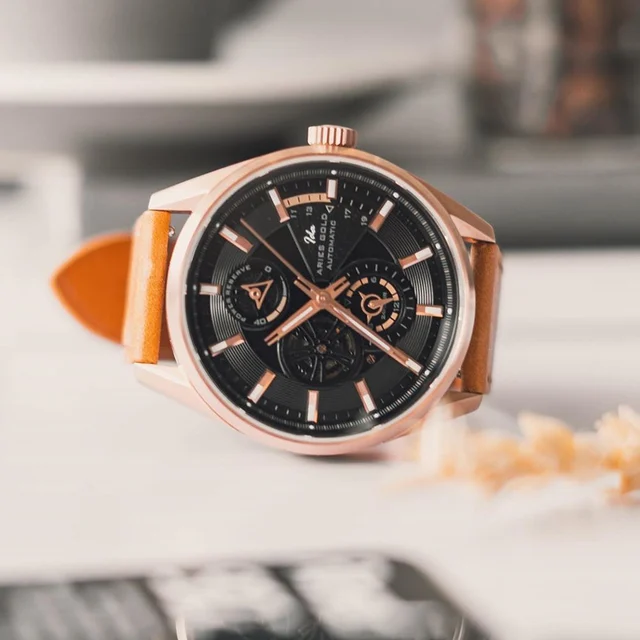 Aries Gold Aries Gold G 9021 RG-BK kol saati