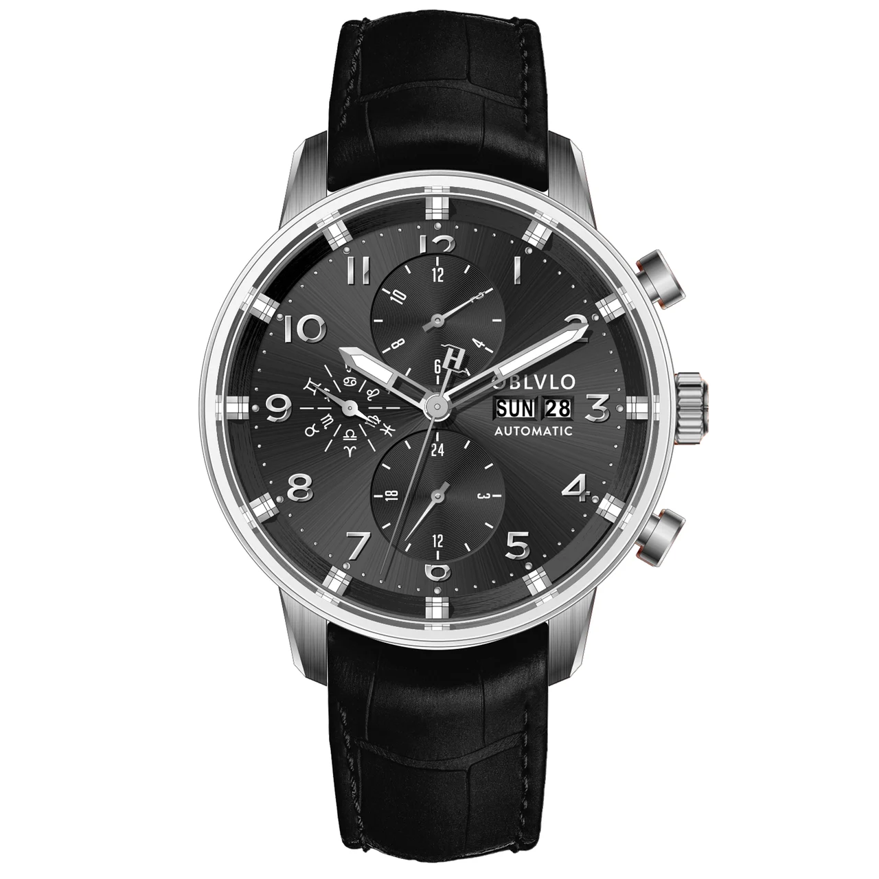 OBLVLO Series OBL-IM-MU-YBB-1 42 mm kol saati