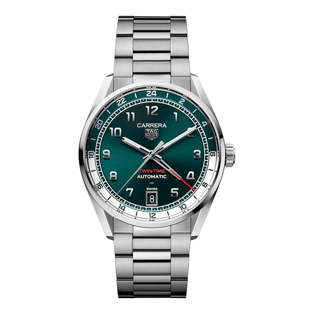 Tag Heuer Carrera Date Twin-Time WDA2114.BA0043 41 mm kol saati