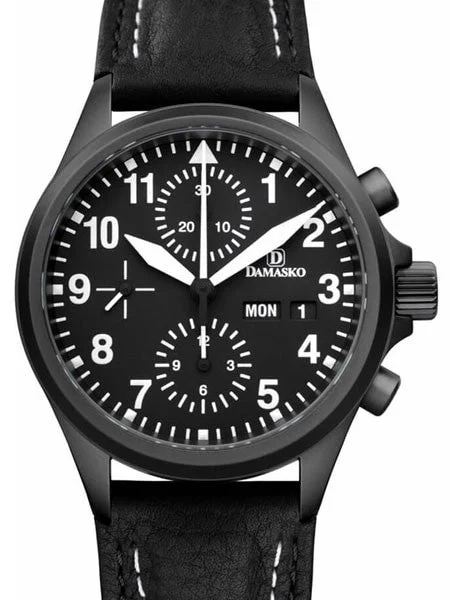 Damasko Swiss Valjoux 7750 Chronograph with a 60-Minute Stopwatch and 12-Hour Totalizer #D
