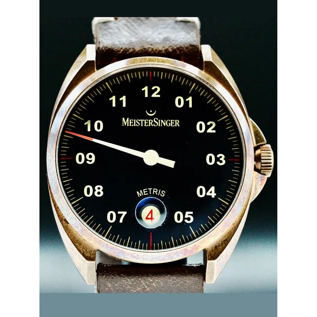 Meistersinger Metris Bronze 210000050494 kol saati