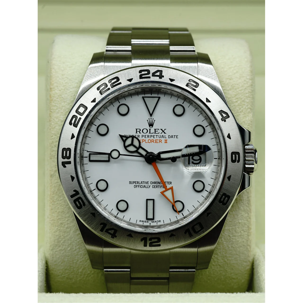 Rolex Explorer II GMT White 216570 210000024565 kol saati