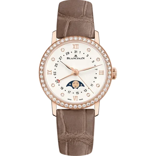 Blancpain Villeret Quantième Phases de Lune 6106 2987 55A kol saati