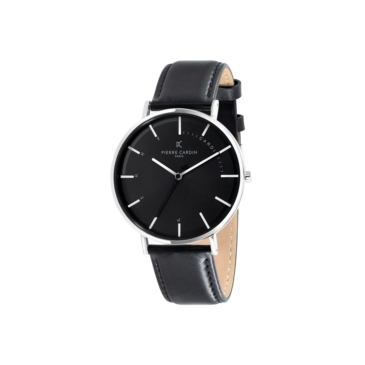 BONNE NOUVELLE MENS Bonne Nouvelle Black Dial with Black Leather Strap CBN.3040 42 mm kol saati