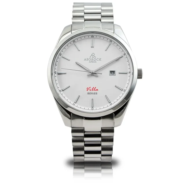 ASOROCK WATCHES Silver/white villa kol saati