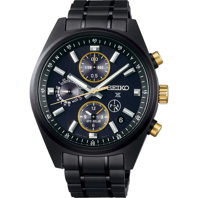 Seiko Prospex Speedtimer GPS Solar Dual Time Chronograph Limited Edition SSH169 kol saati