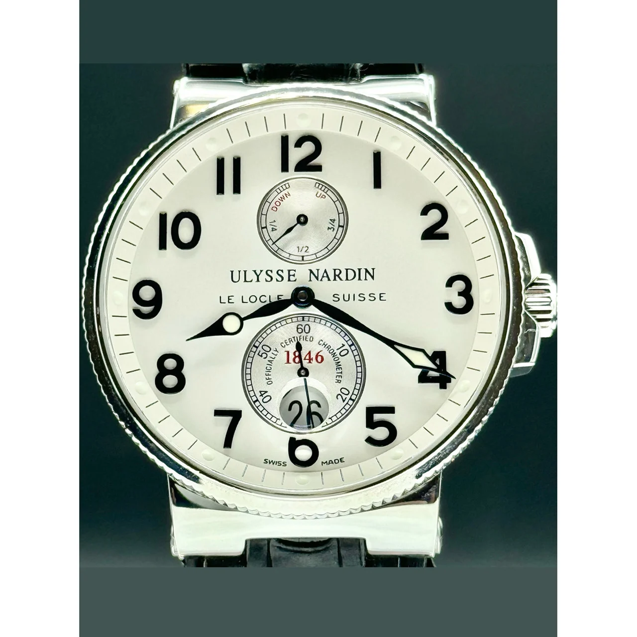 Ulysse Nardin Maxi Marine Chronometer 41mm 210000078321 41 mm kol saati