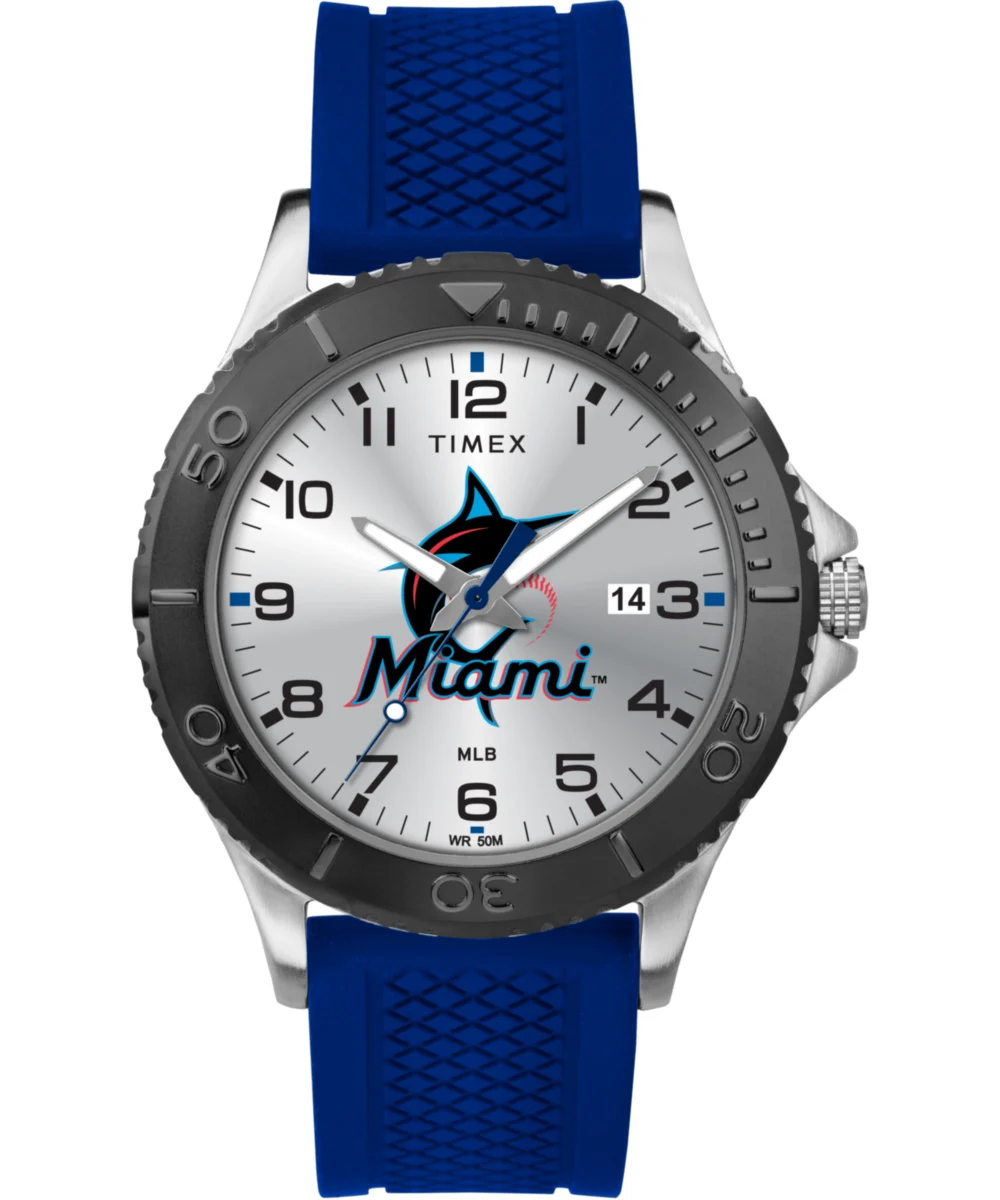 Timex Gamer Royal Blue Miami Marlins TWZBMRLMN 42 mm kol saati