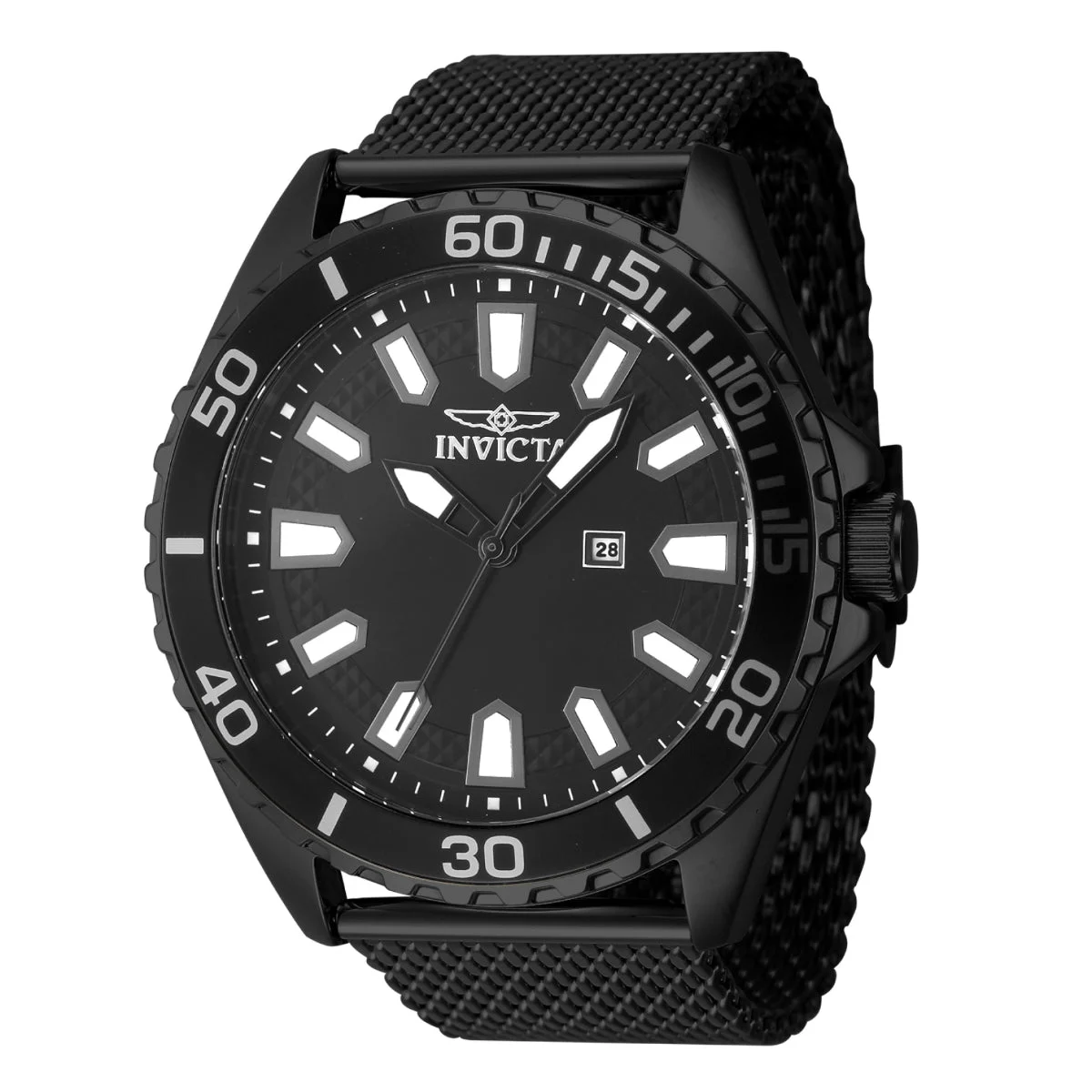 Invicta Pro Diver Velaforge Watch - 46mm. Black (46903) 46 mm kol saati