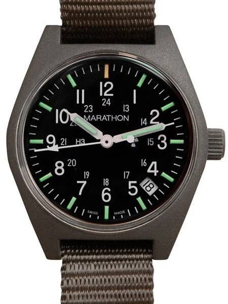 Marathon Scratch and Dent - Swiss Made Quartz Military General Purpose Watch with Tritium