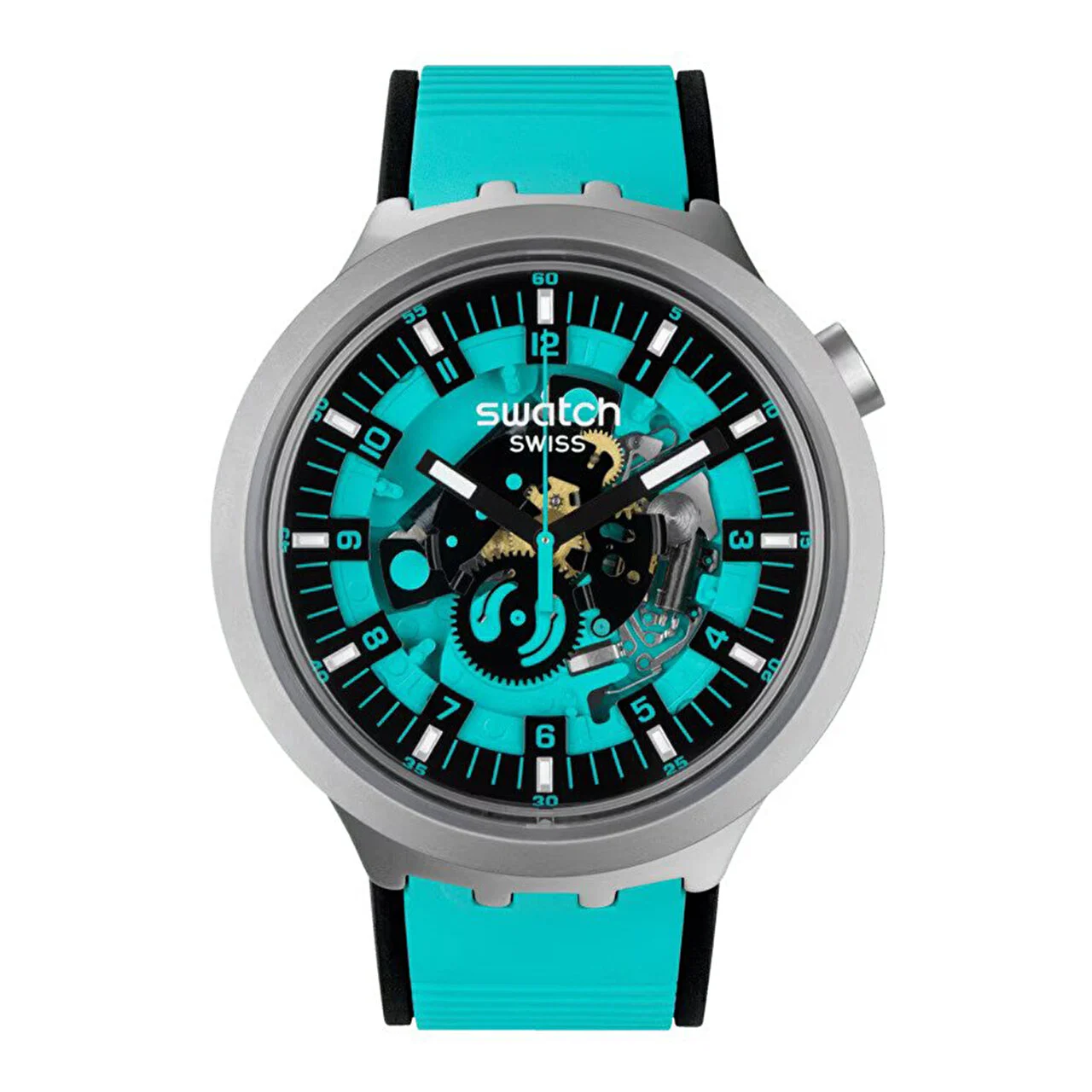 Swatch Mint Trim SB07S111 47 mm kol saati