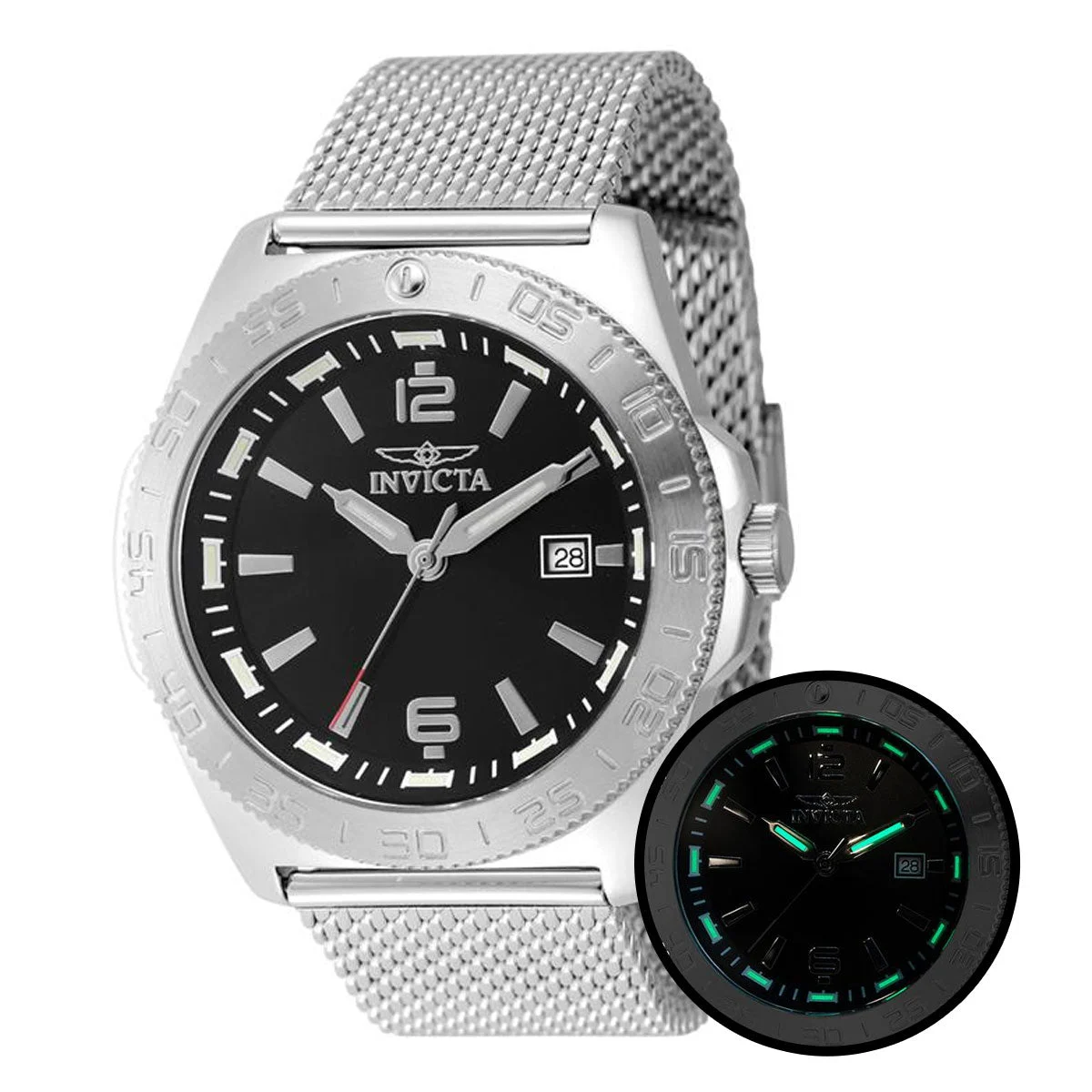 Invicta Coalition Forces VulcanX Watch - 45mm. Steel (48347) 45 mm kol saati