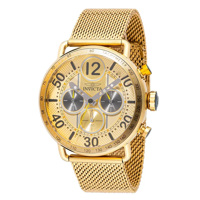 Invicta Speedway Vertexia Watch - 44mm, Gold (69473) kol saati