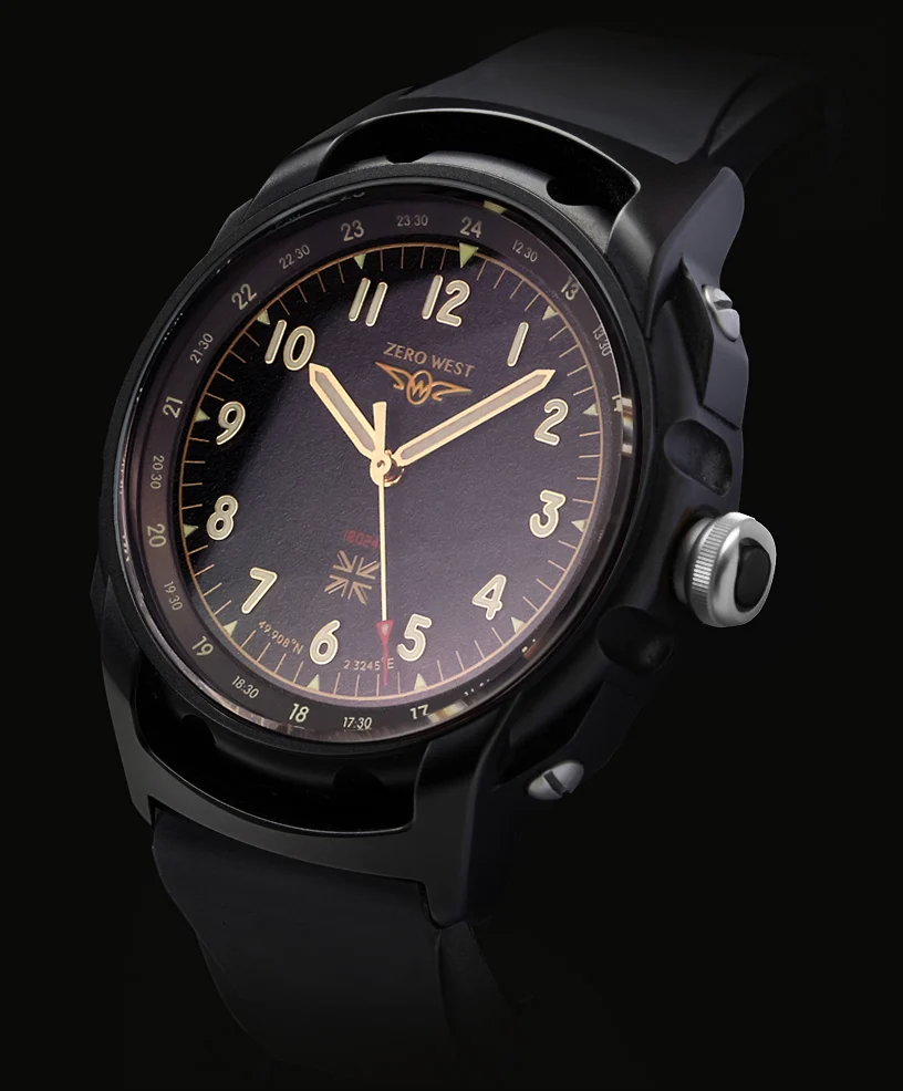 Zerowest Blackout Collectors Edition M1 Blackout Collectors Edition 41 mm kol saati