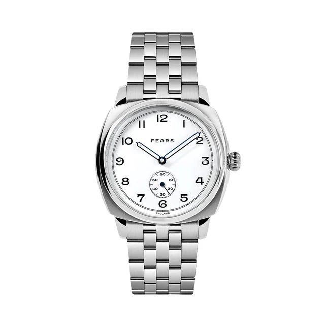 Fears Brunswick "Polar White II" 38mm - White on Bracelet BS23800B.047.124 kol saati