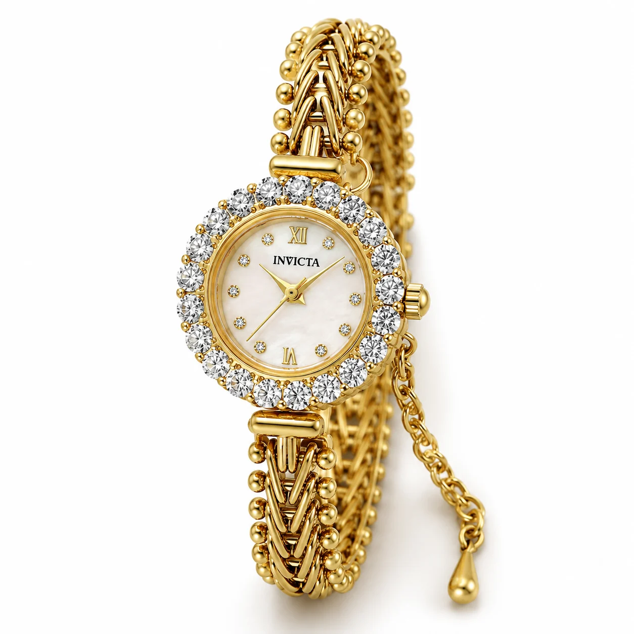 Invicta Angel Watch - 24.8mm, Gold (70417) kol saati