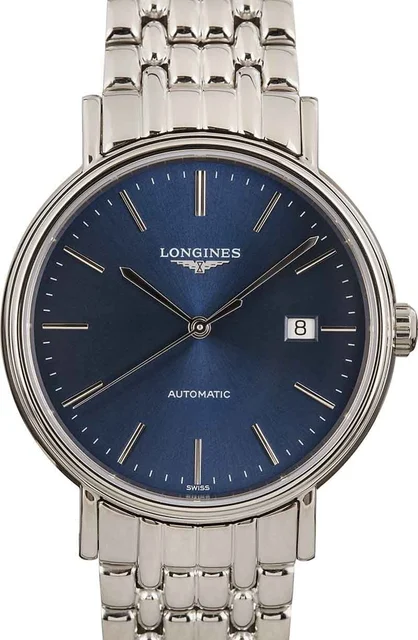 Longines Presence Blue Dial L4.922.4.92.6 kol saati