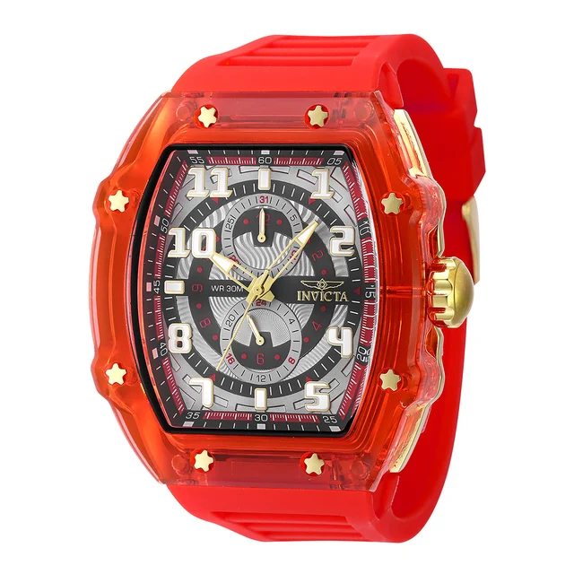 Invicta Racing Cyclone Watch - 48.5mm. Red (48713) kol saati