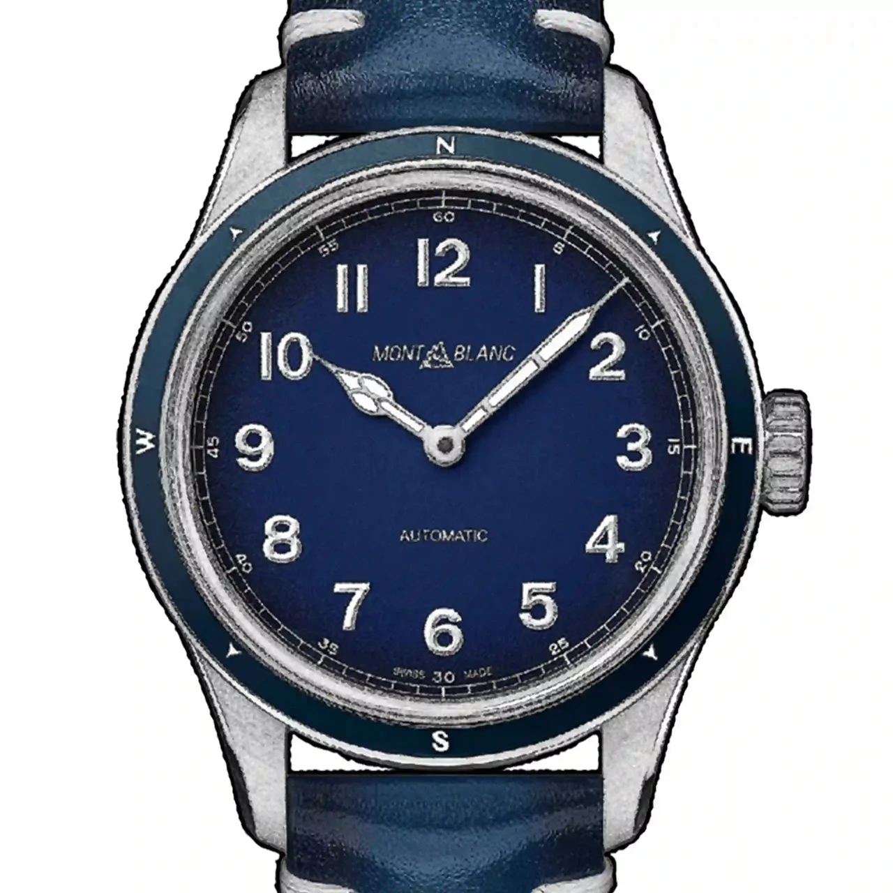 Montblanc Montblanc 1858 32523 40 mm kol saati