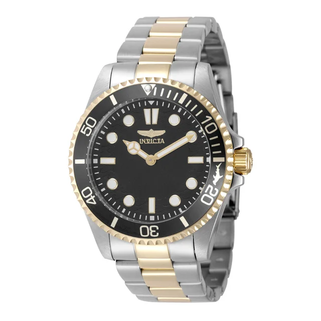 Invicta Pro Diver Crestcore Watch - 43mm. Gold. Steel (49698) kol saati