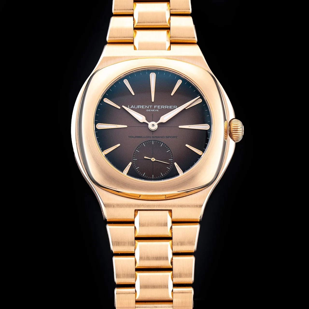 Laurent Ferrier Grand Sport Tourbillon Golden Brown 210009N32275 44 mm kol saati