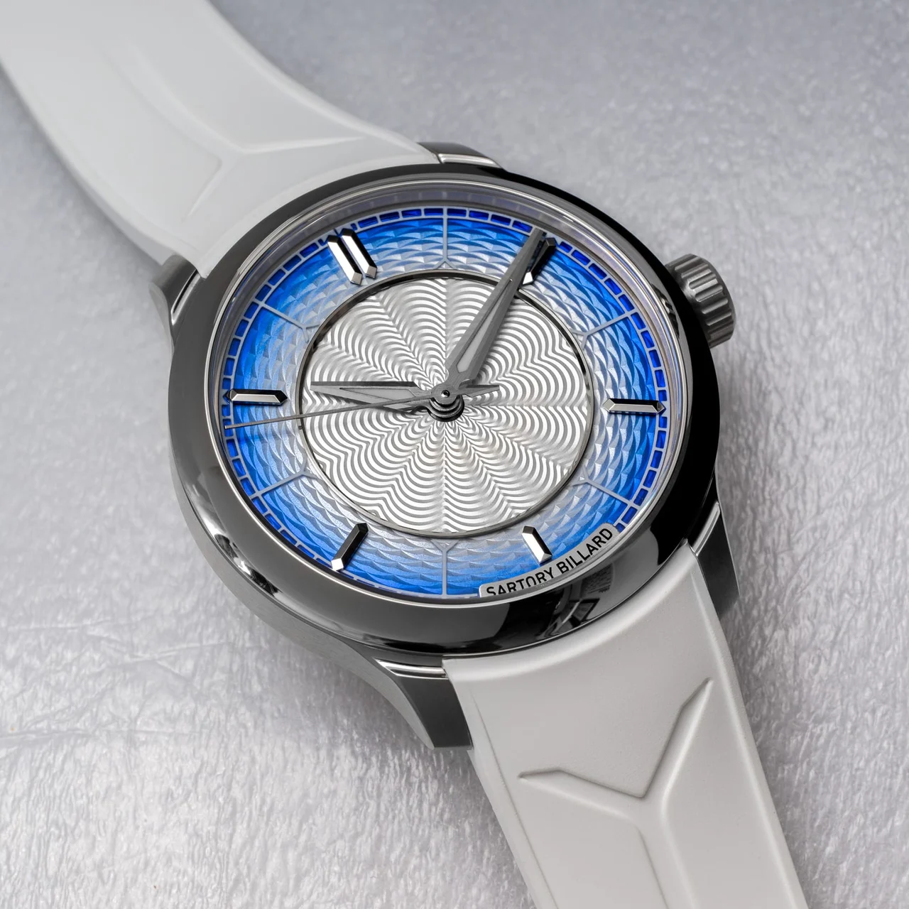 Sartory Billard Exquisite Blue Guilloché SB04-E Blue kol saati
