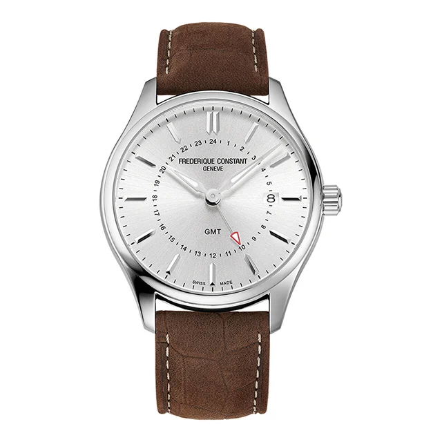 Frederique Constant Classics Quartz GMT FC-252SS5B6 kol saati