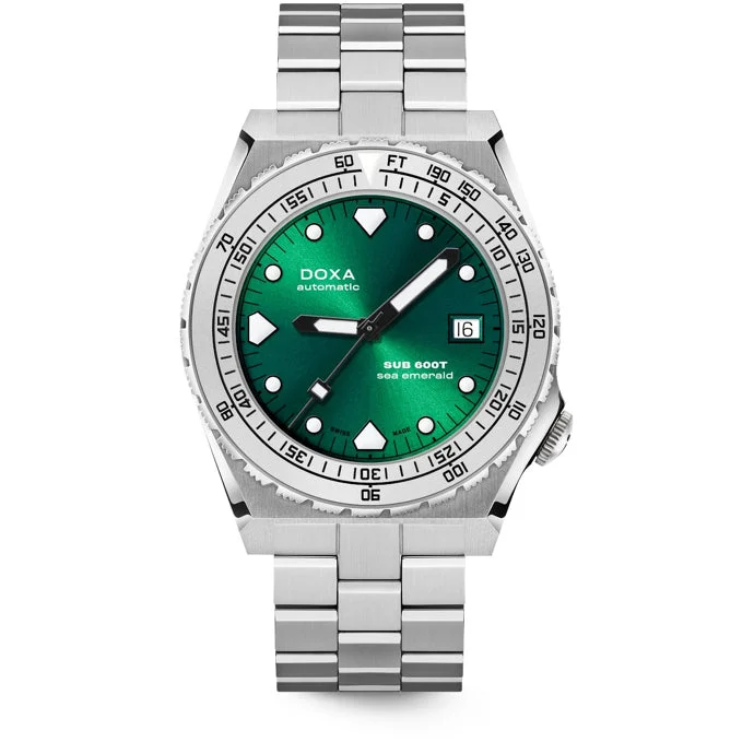 Doxa Sub 600T Sea Emerald 862.10.131.10 on Bracelet 40 mm kol saati