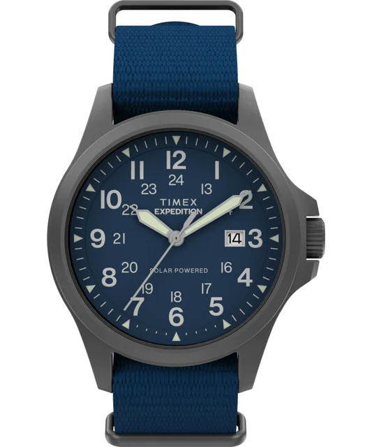 Timex Expedition® Field Post Solar 41mm Eco-Conscious Fabric Strap Watch TW2Y31700 kol saa