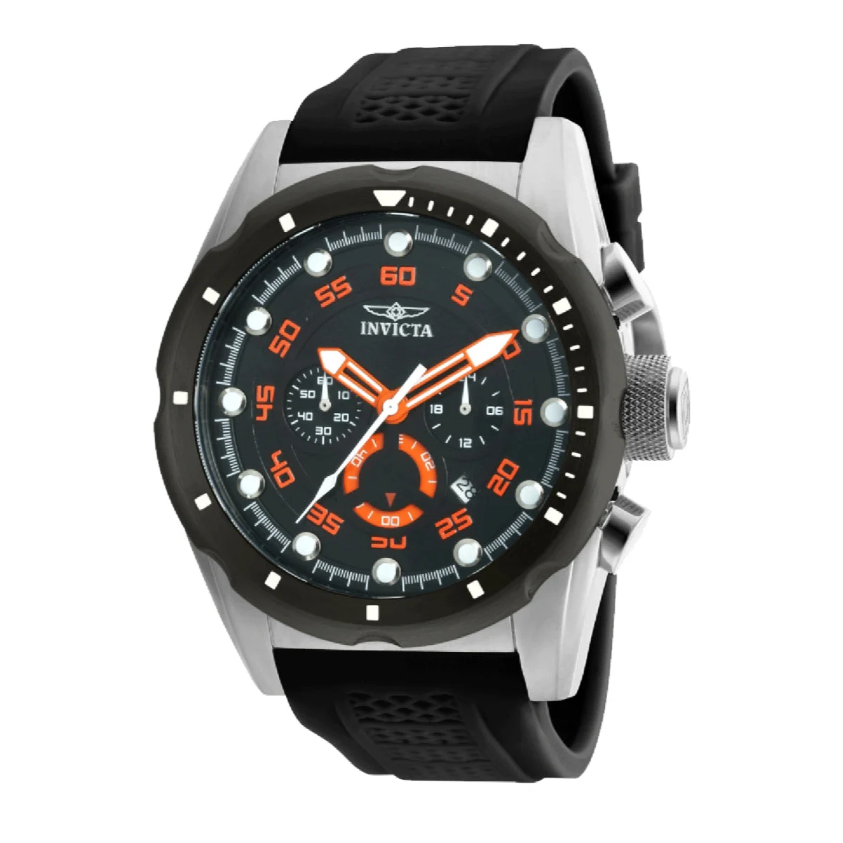 Invicta Speedway Nacrite Watch - 50mm, Black (69838) 50 mm kol saati