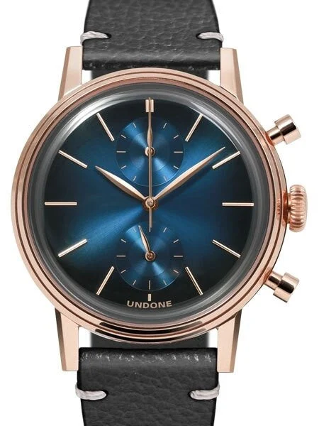 UNDONE Mystique Mercury, MechaQuartz Chronograph with 60-Minute Stopwatch #Mystique-Mercury-RG 40 mm kol saati