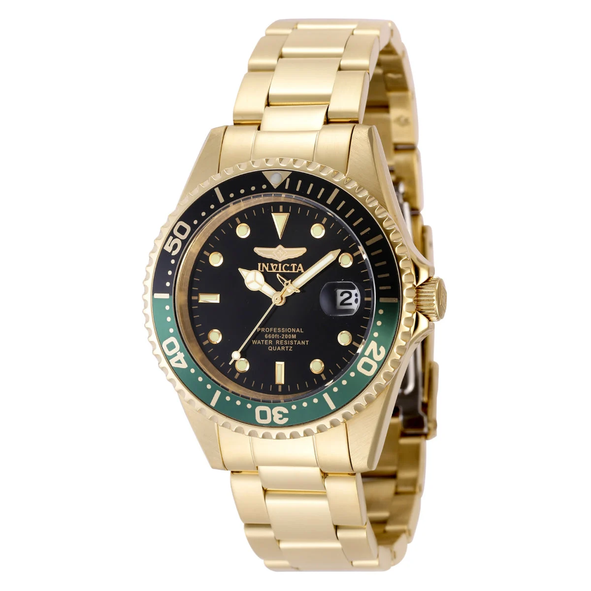 Invicta Pro Diver Anchoris Watch - 37.5mm. Gold (48727) 37.5 mm kol saati