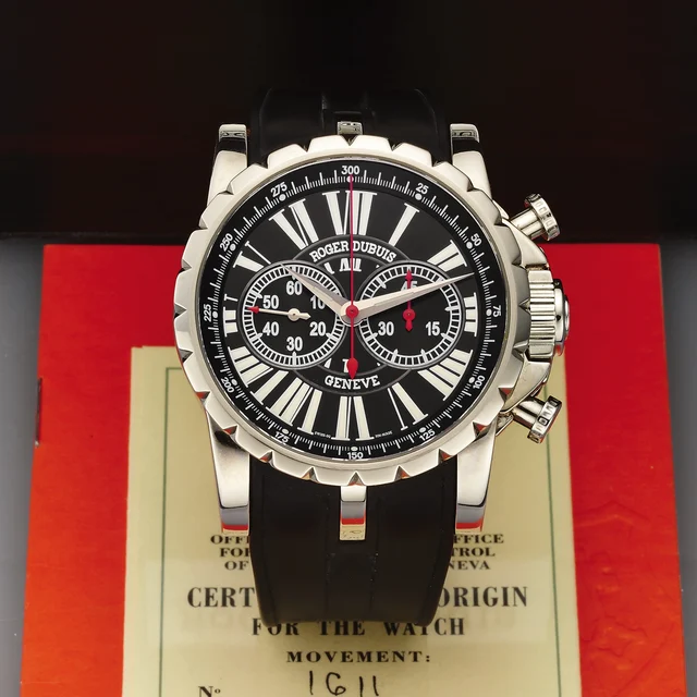 Roger Dubuis Excalibur Chrono Steel EX42.78.90 kol saati