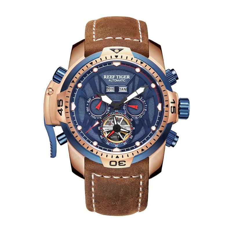 Reef Tiger Aurora Transformer RGA3532-05-5 46 mm kol saati