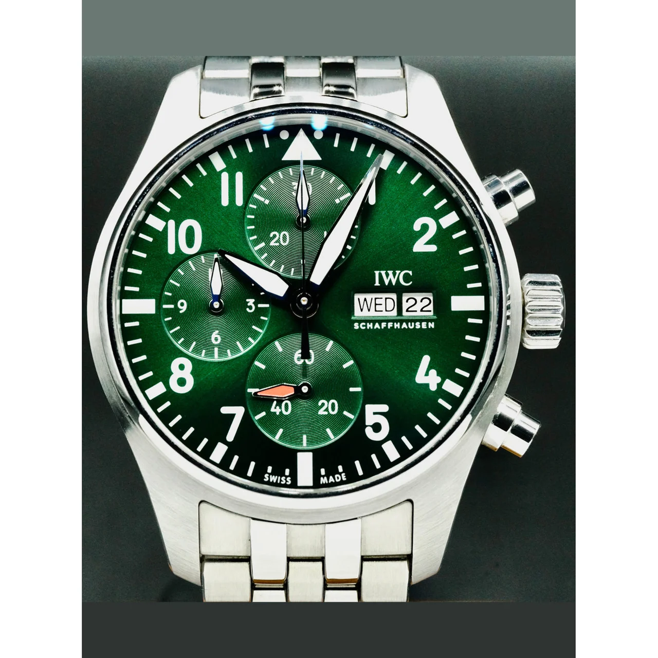 IWC Pilot's Chrongraph 41 210000047376 41 mm kol saati