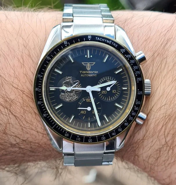 Tandorio (Not Aailable Anymore) 40mm Speed master Automatic NN3836 Movement Chronograph Da