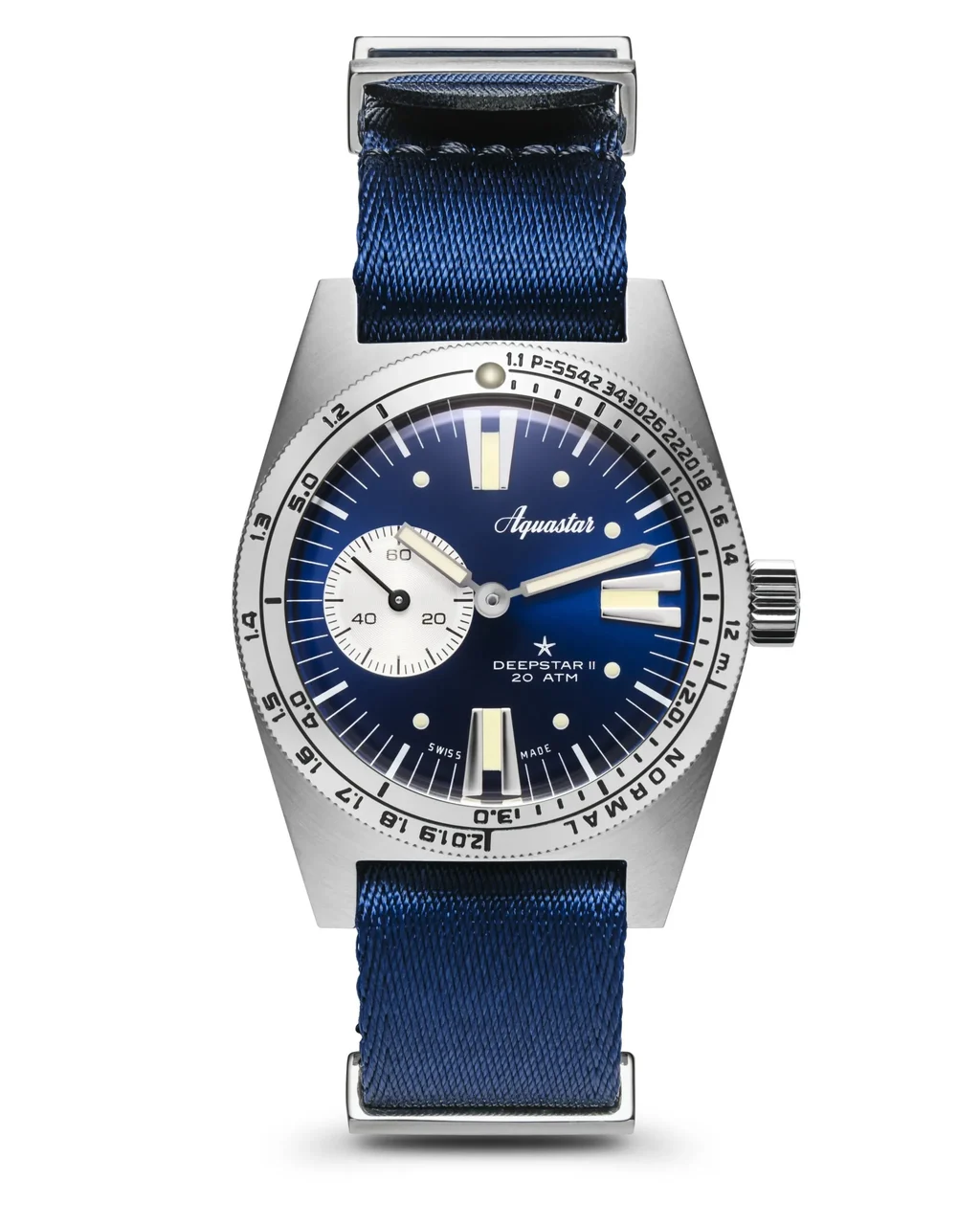 Aquastar Deepstar II – Blue Ray 37 mm kol saati