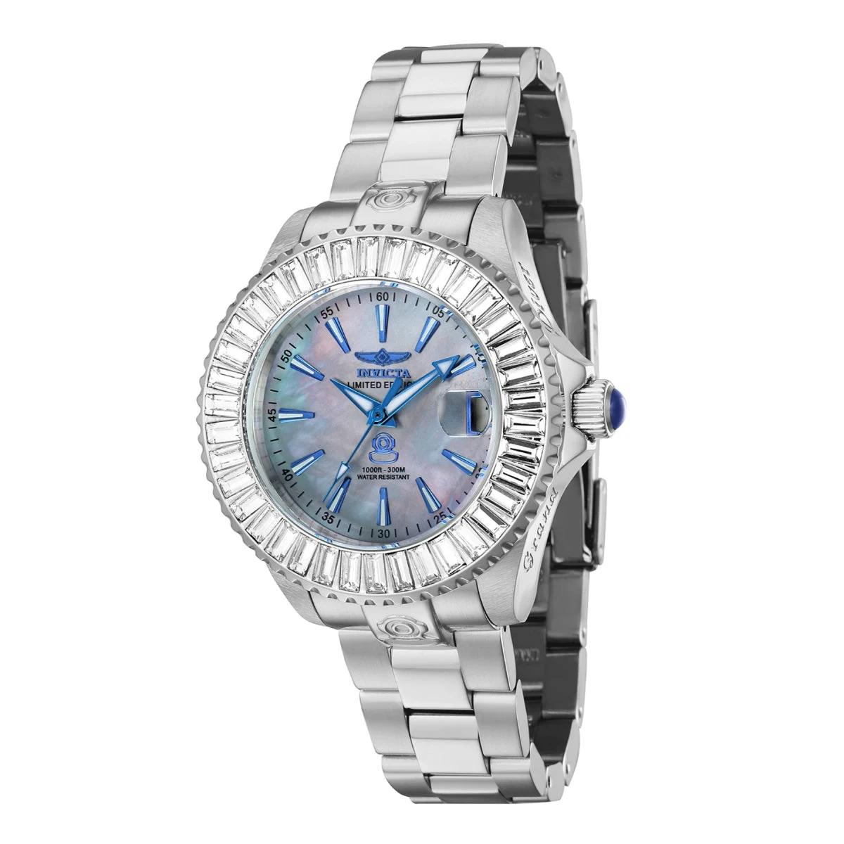 Invicta Pro Diver Luvior Automatic Watch w/ Mother of Pearl Dial - 38mm, Steel (44317) 38 mm kol saati