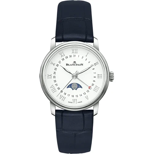 Blancpain Villeret Quantième Phases de Lune 6126 1127 55B 33.2 mm kol saati