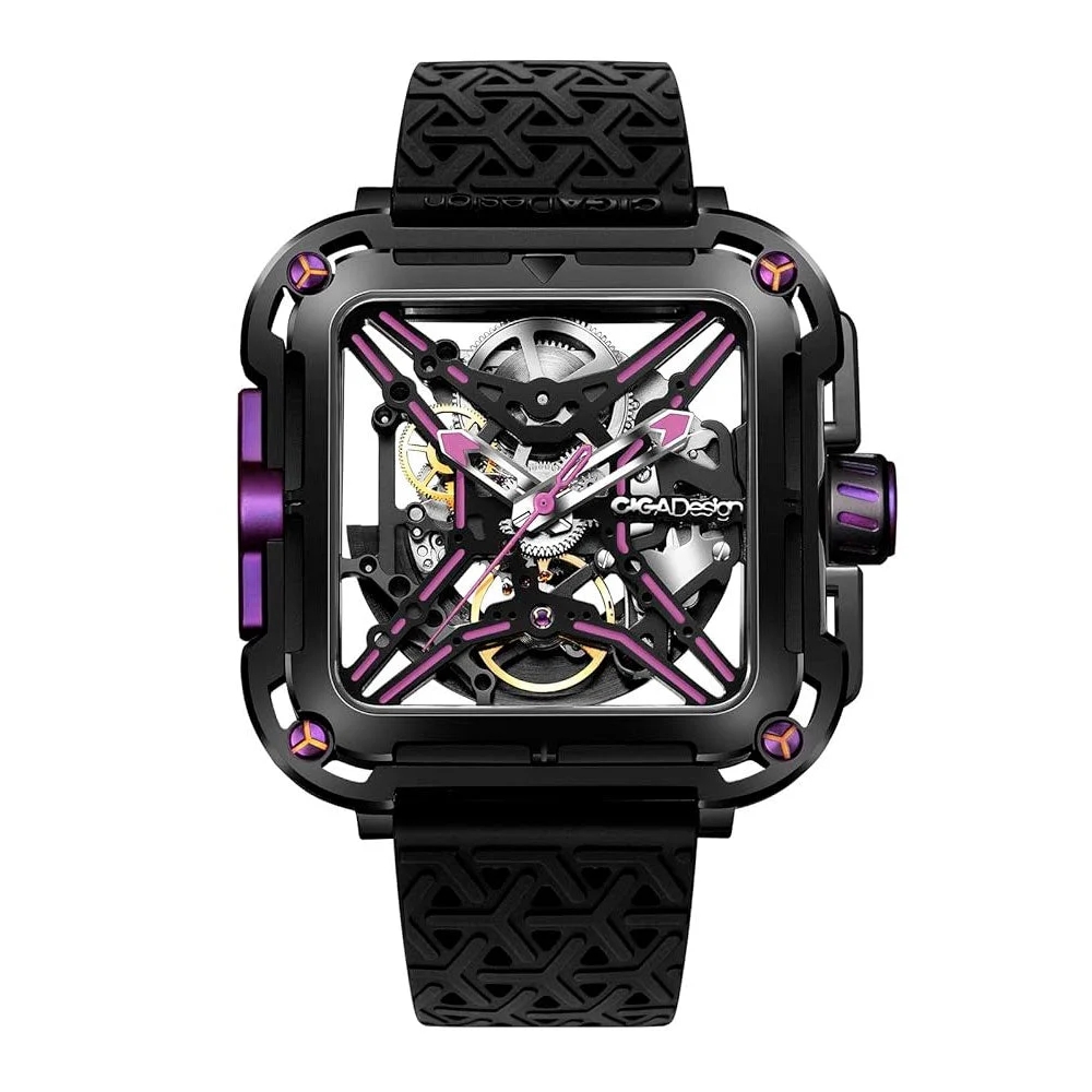 CIGA Design Gorilla X011-BLPL-W25BK 44 mm kol saati