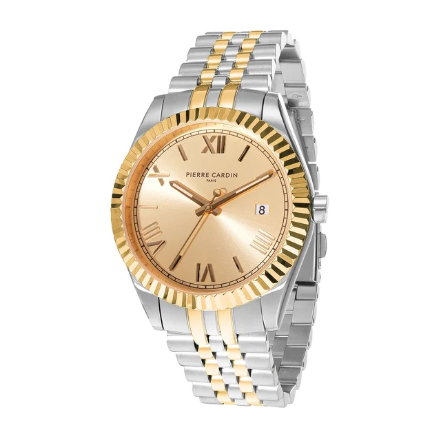 OPERA MENS Timbre 40mm - Twotone Gold and Silver with Twotone Gold and Silver Metal Strap