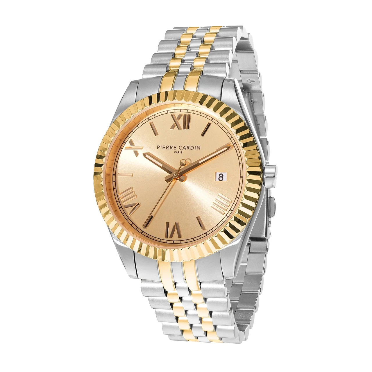 OPERA MENS Timbre 40mm - Twotone Gold and Silver with Twotone Gold and Silver Metal Strap CF.1007.MU.2 40 mm kol saati