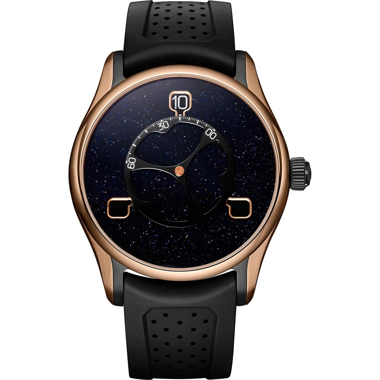 H. Moser & Cie. - Moser & Cie. 3240-0900 Pioneer Flying Hours Rose Gold Titanium 42.8 mm kol saati