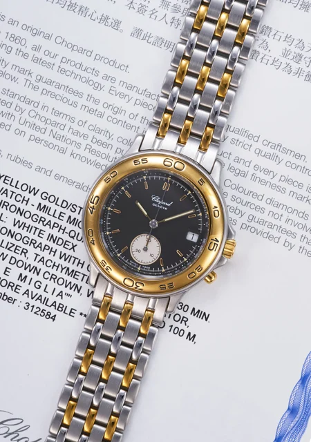 Chopard Ref. S15-8154-SYB, chronograph, minute recorder; “1000 Miglia”; stainless steel an